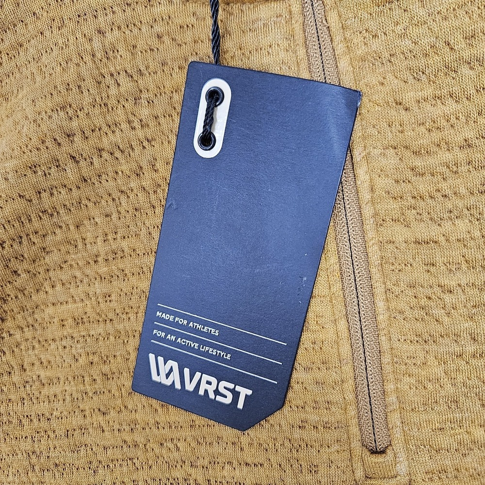 VRST Recharge Lunar 1/4 Zip Palomino Gold Heather Men's Size Medium - Picture 3 of 8